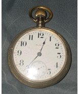 elgin 1912 pocket watch 15 Jewels 18s grade 326 model 5 - $112.19