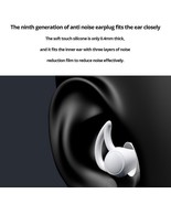 Soundproof Earplug Three Layer White Silicone Earplug Waterproof Noise Reduction - $6.98