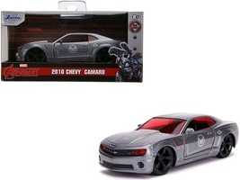 2010 Chevrolet Camaro Silver &quot;War Machine&quot; &quot;Avengers&quot; &quot;Marvel&quot; Series 1/32 Diec - £16.59 GBP