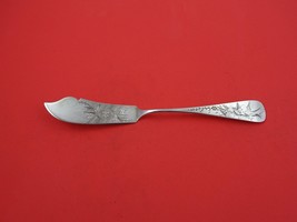 Brite Cut by Various Makers Sterling Silver Master Butter flat handle 7 7/8&quot; - £69.04 GBP