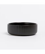 over&amp;back Stoneware Ribbed Cereal Bowl 27.5 fl oz Black - $16.56 CAD