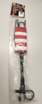 Usa American Flag 36&quot; Garden Pole Set United States Flag 12&quot;X18&quot; New - £10.13 GBP