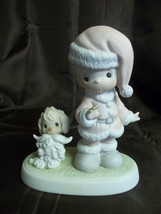 PRECIOUS MOMENTS &quot;Wishing you a ho ho ho&quot;  Samuel Butcher 1992 #527629 - $9.49