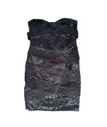 Arden B. Womens Strapless Black Sequin Bandage Mini Dress Size Medium M NWT - $40.62 CAD