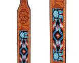 Western  Tack Floral Tooled Leather Wither Breast Collar Strap  10510 - £25.89 GBP
