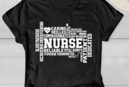 Nurse Tshirt, Crewneck Short Sleeve Shirt, Nurse T Shirt For Work, Nurse Women  - £14.43 GBP+