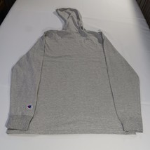 Champion Hoodie Shirt Men’s Large Gray Cotton Blend Casual Pullover Long Sleeve image 2