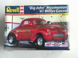 FACTORY SEALED Revell &quot;Big John&quot; Mazmanian &#39;41 Willys Gasser #85-2350 - £48.24 GBP