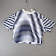 Abercrombie &amp; Fitch Soft A&amp;E Essentials Blue White Striped Top Women&#39;s X... - $20.00