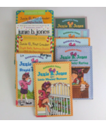 Lot of 9 Junie B. Jones Children&#39;s Scholastic Chapter Books By Barbara P... - $17.81