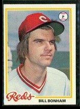 Vintage 1978 TOPPS Baseball Trading Card #276 BILL BONHAM Cincinnati Reds - £7.55 GBP