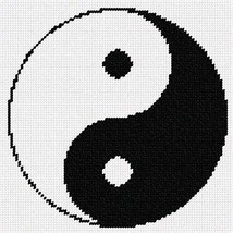 Pepita Needlepoint kit: Yin and Yang, 7&quot; x 7&quot; - £39.34 GBP+