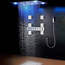 Cascada Luxurious Recessed LED Waterfall Rainfall Shower System with Music - $2,474.95