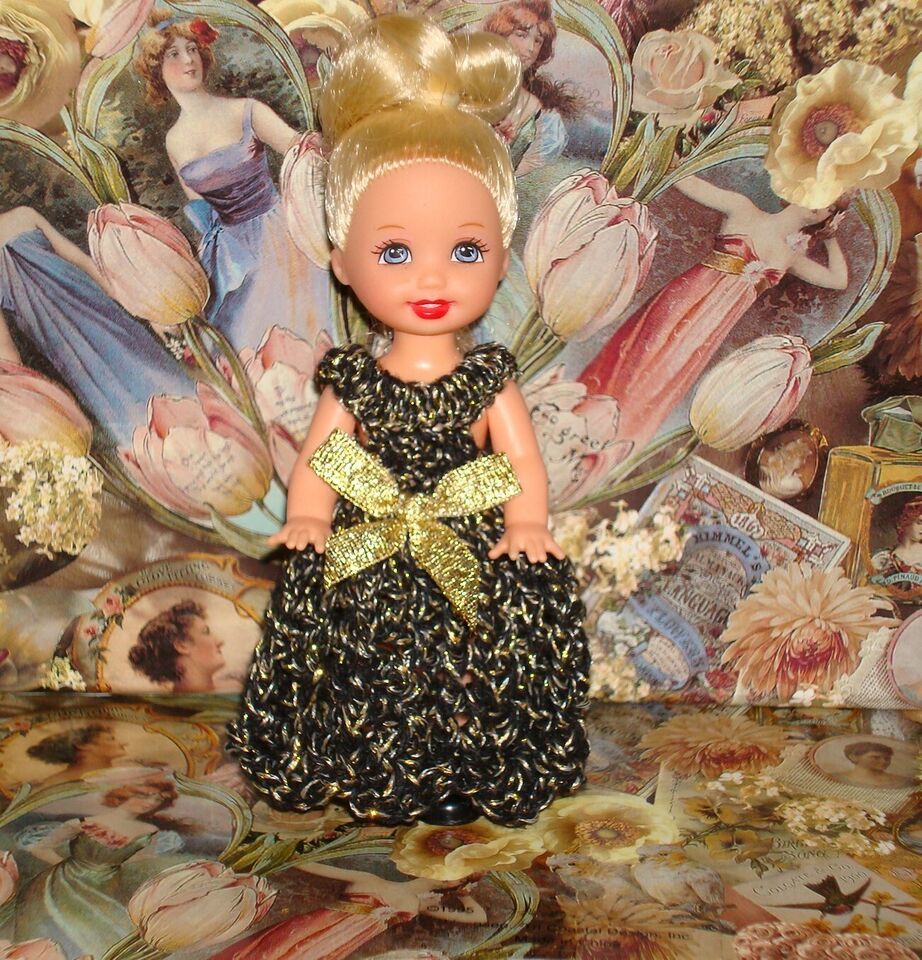 Hand crocheted Doll Clothes for Kelly or same size dolls #1298 - $12.00