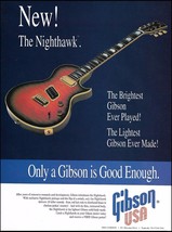 Gibson Nighthawk Series sunburst guitar 1993 ad 8 x 11 advertisement print - £3.38 GBP
