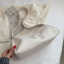 Handle Bag Female Retro PU Leather Shoulder Bag New Fashion Shopper Simple Zippe - £26.11 GBP