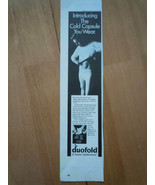 Duofold Men’s 2-Layer Underwear Print Magazine Advertisement 1967 - $8.21 CAD