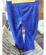 Michael Kors  Blue/Dark Azurite Velvet Velour Lounge  Pants Wide Leg Wom... - $21.62