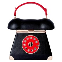 Vintage Telephone Shaped Women Purses and Handbags Designer Party Clutch Chic  B - £156.25 GBP