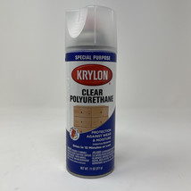 Krylon 7006 Clear Satin Polyurethane Interior Exterior Spray Paint 11 oz. - £14.84 GBP