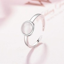 New Fashion Korean Style 925 Sterling Silver Jewelry Personality Sweet Cat Opal  - £7.28 GBP