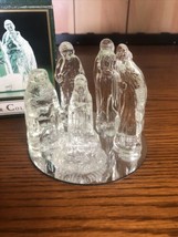 Windsor Collection Glass Nativity Set 6 Pieces with Mirror Christmas - £14.53 GBP