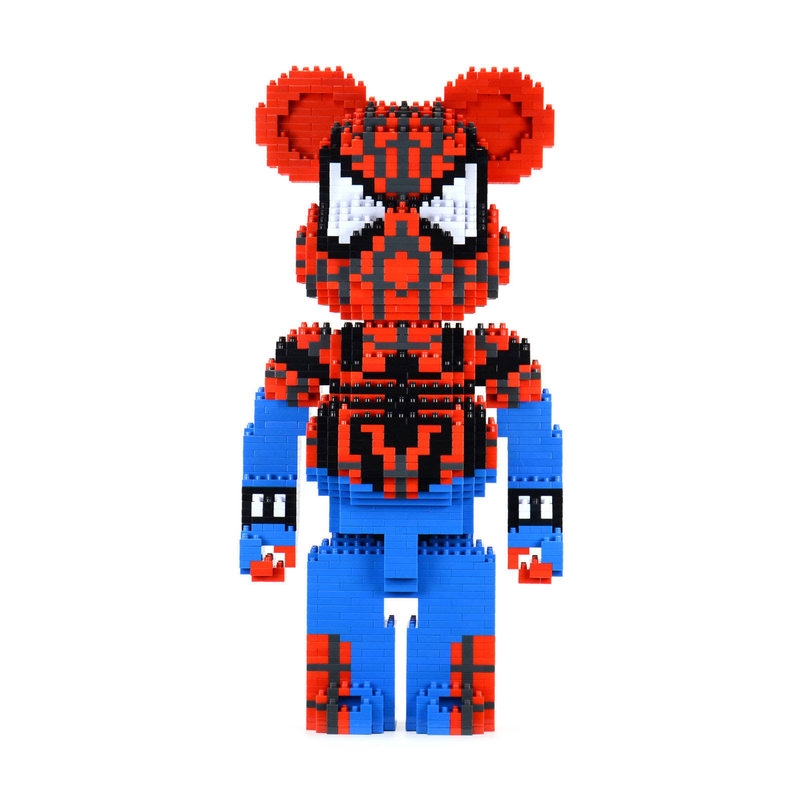 Spiderman Bearbrick Brick Sculpture (JEKCA Lego Brick) DIY Kit