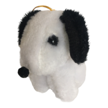 Dan Brechner Snoopy Dog Stuffed Animal Vintage Black White Korea Plush T... - £15.70 GBP