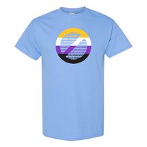 UGP Campus Apparel Non-Binary Code - Pride Month Flag LGBT Humor Binary T Shirt  - £19.28 GBP