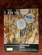 Look August 20 1968 Norman Rockwell Craig Claiborne +++ - £5.43 GBP