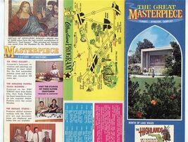 The Great Masterpiece Brochure Lake Wales Florida - $11.88