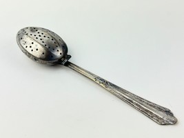 Vintage NSC Silverplated Hinged Tea Infuser Steep Strainer Spoon 5.5&quot; - £8.13 GBP