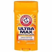 ARM &amp; HAMMER ULTRAMAX Anti-Perspirant Deodorant Invisible Solid Unscente... - £15.79 GBP