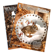 2 Decorative Painter Magazines 2018 Issues Fall and Winter Tole Society    - £15.50 GBP
