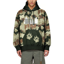 Men&#39;s Fashion Connector Retro Camouflage Digital Printed Hoodie - £21.33 GBP+