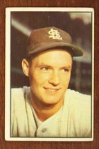 Vintage Baseball Card 1953 Bowman Color #56 Bob Cain Pitcher St Louis Browns - £7.56 GBP