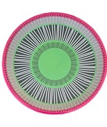 Four (4) BRYLANEHome ~ Melamine ~ ALMIRA ~ 10.5&quot; Multi-Colored Dinner Pl... - $643.13 MXN