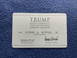 2016 MAKE AMERICA GREAT AGAIN MAGA DONALD TRUMP US President CHARTER MEM... - $67.86 CAD