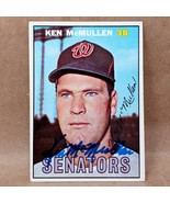 1967 Topps #47 KEN McMULLEN Signed Autographed Card WASHINGTON SENATORS - $2.95