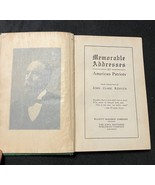 Memorable Addresses by American Patriots by John Clark Ridpath 1900’s - $442.70 MXN