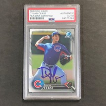 2016 Bowman Draft Chrome #BDC-127 Dylan Cease Signed Card Psa Slabbed Auto Cubs - £47.17 GBP
