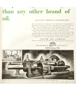 1930 Gargoyle Lubricating Oil Advertisement 600-W Cylinder Machining Lub... - $734.44 MXN