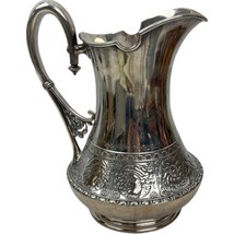 Mermod Jaccard &amp; Co. St. Louis Silverplate Pitcher Profiles Late 19th Cen 9-1/2&quot; - £165.49 GBP