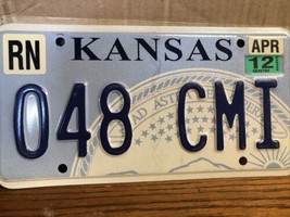 Vintage Kansas Car Plate License Plate -  Plate 2012 Crafting Birthday - £22.92 GBP