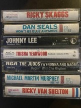 Lot Of 7 Country Music Cassettes Johnny Lee The Judds Trisha Yearwood  - £3.73 GBP