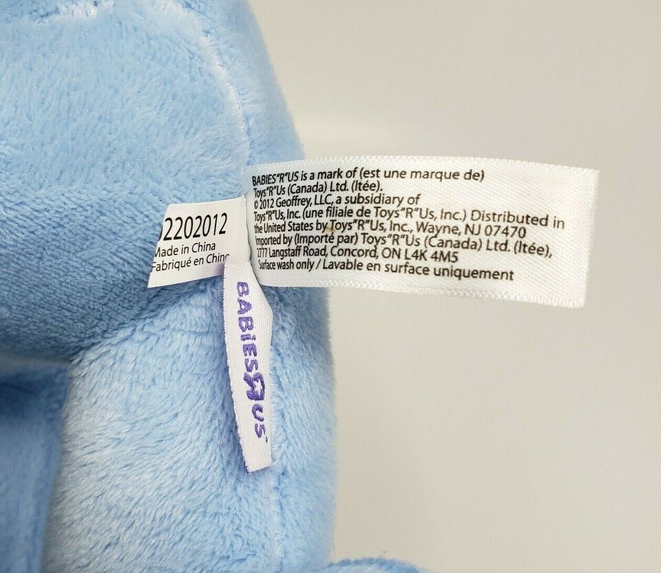 BABIES R US BLUE ROCKING HORSE CHIME RATTLE 2012 STUFFED ANIMAL PLUSH TOY LOVEY Item image 7