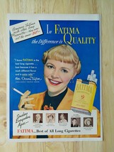 Vintage 1951 Fatima Turkish Cigarettes Deems Taylor Original Ad - 921 - £5.23 GBP