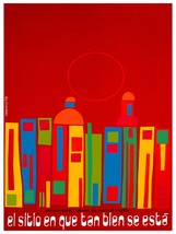 4245.Decorative Poster.The place that feels good.Spanish documentary.Red hot art - £13.45 GBP+