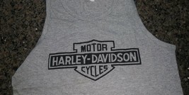 HARLEY DAVIDSON CYCLES S GRAY T SHIRT - $2.91