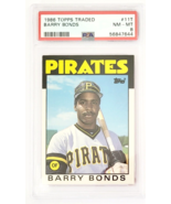 1986 Topps Traded #11T Barry Bonds Rookie RC Pirates PSA 8 NM-MT - £15.03 GBP